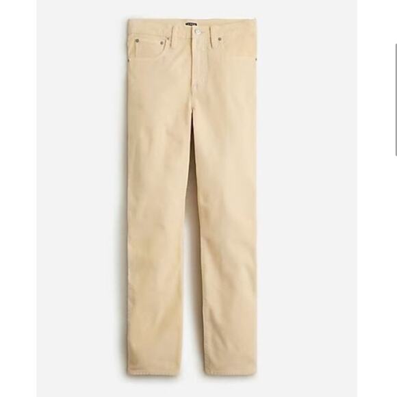 J. Crew NEW Women's Slim-Straight Corduroy Pants in Pale Bone  Size 30 - Picture 4 of 11